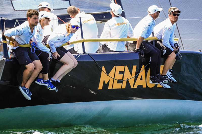 Menace on day 2 of the MC38 Australian Championship photo copyright Craig Greenhill / Saltwater Images taken at Royal Prince Alfred Yacht Club and featuring the MC38 class