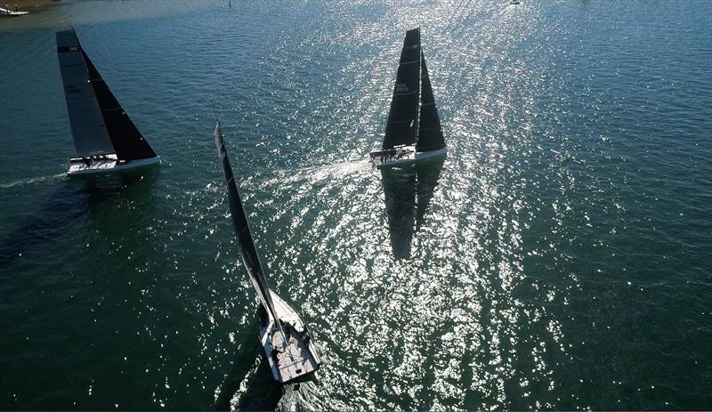 The view from above on day 1 of MC38 Winter Series Act 1 photo copyright Bob Fowler taken at Royal Prince Alfred Yacht Club and featuring the MC38 class