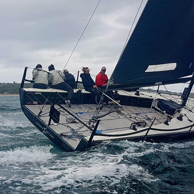 Dark Star's RYAYC youth crew at the MC38 2017-18 Summer Series Act 1 in Sydney photo copyright MC38 media taken at Royal Sydney Yacht Squadron and featuring the MC38 class