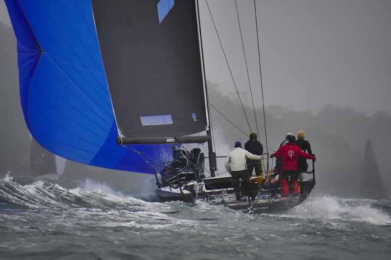 Dark Star in pressure on day 3 - 2018 MC38 Australian Championship photo copyright Tilly Lock taken at Middle Harbour Yacht Club and featuring the MC38 class