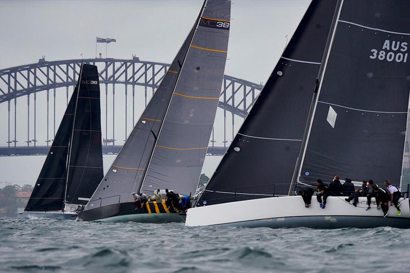 Lightspeed, Easy Tiger Vino and Sydney Harbour Bridge - 2018 MC38 Australian Championship photo copyright Tilly Lock taken at Middle Harbour Yacht Club and featuring the MC38 class