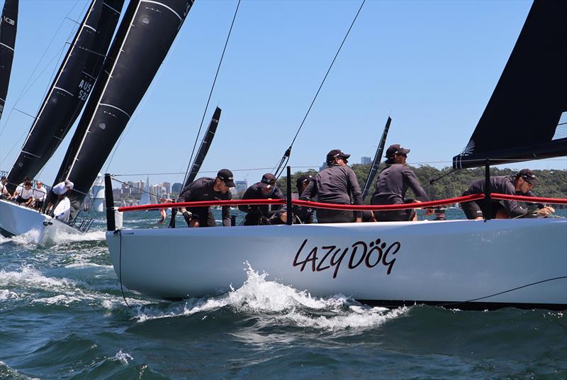 Lazy Dog and MC38 fleet - 2019 McConaghy 38 CYCA Regatta - Act 1 photo copyright Lisa Ratcliff taken at Cruising Yacht Club of Australia and featuring the MC38 class