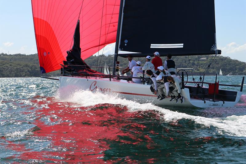 Ginger downwind - MC38 2019 Season Act 5 photo copyright Lisa Ratcliff OCC taken at Royal Sydney Yacht Squadron and featuring the MC38 class