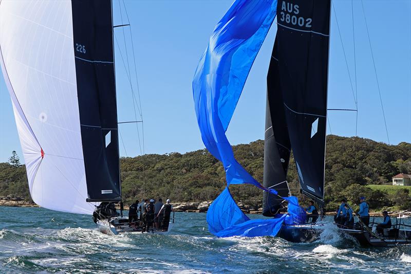 Spinnaker shred on Dark Star - MC38 2019 Season Act 5 - photo © Lisa Ratcliff OCC