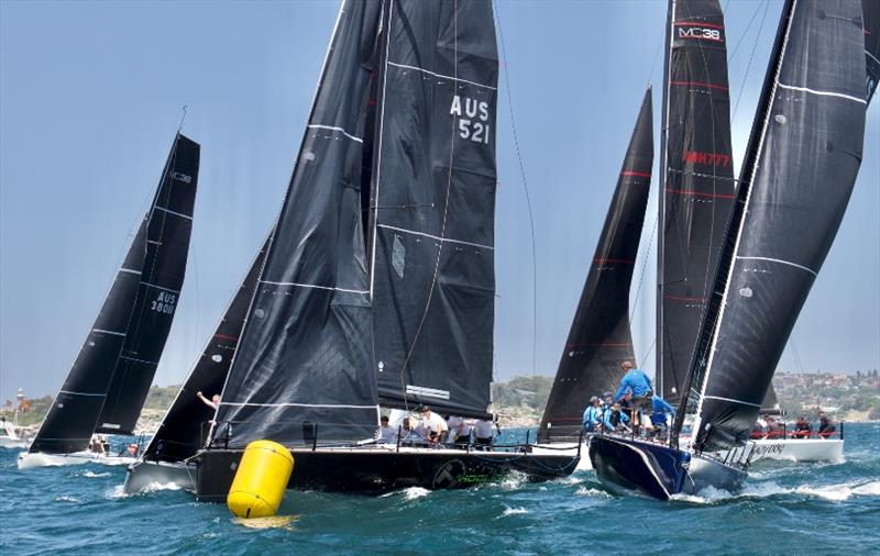 Busy start of MC38 Season Act 1 photo copyright Tilly Lock Media taken at Middle Harbour Yacht Club and featuring the MC38 class