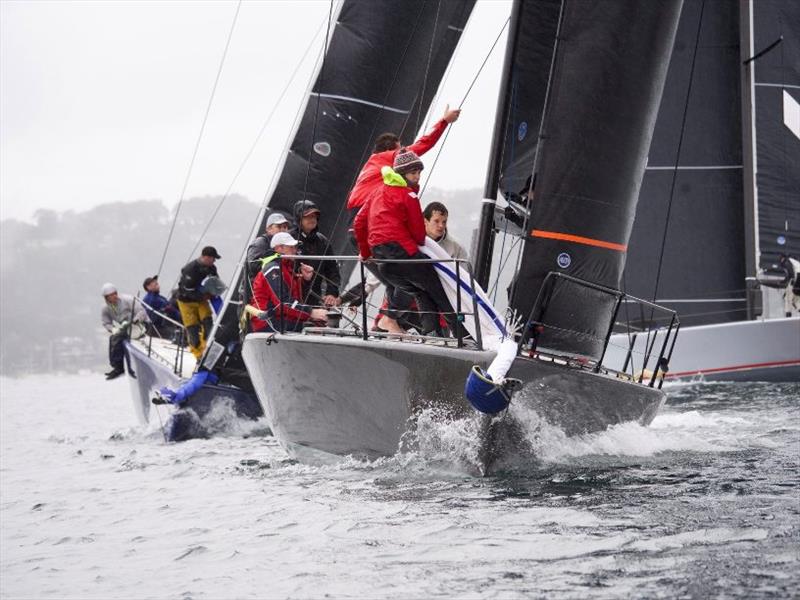 MC38 Act 4 Easy Tiger leads around the top mark photo copyright Tilly Lock Media taken at Royal Prince Alfred Yacht Club and featuring the MC38 class