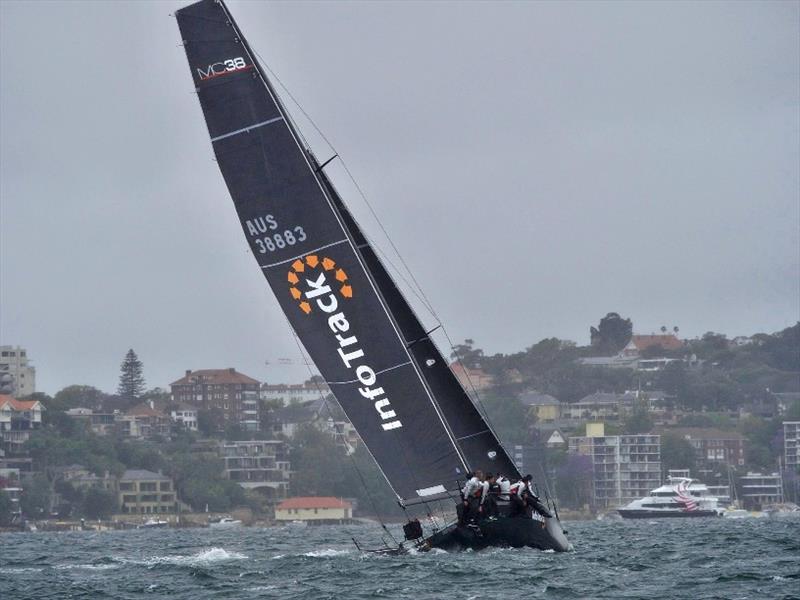 Act 5 InfoTrack debut photo copyright Tilly Lock Media taken at Royal Sydney Yacht Squadron and featuring the MC38 class