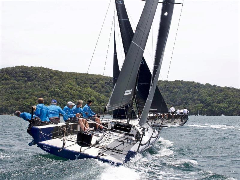 Dark Star finished a close 2nd in Act 6 photo copyright Tilly Lock Media taken at Royal Prince Alfred Yacht Club and featuring the MC38 class