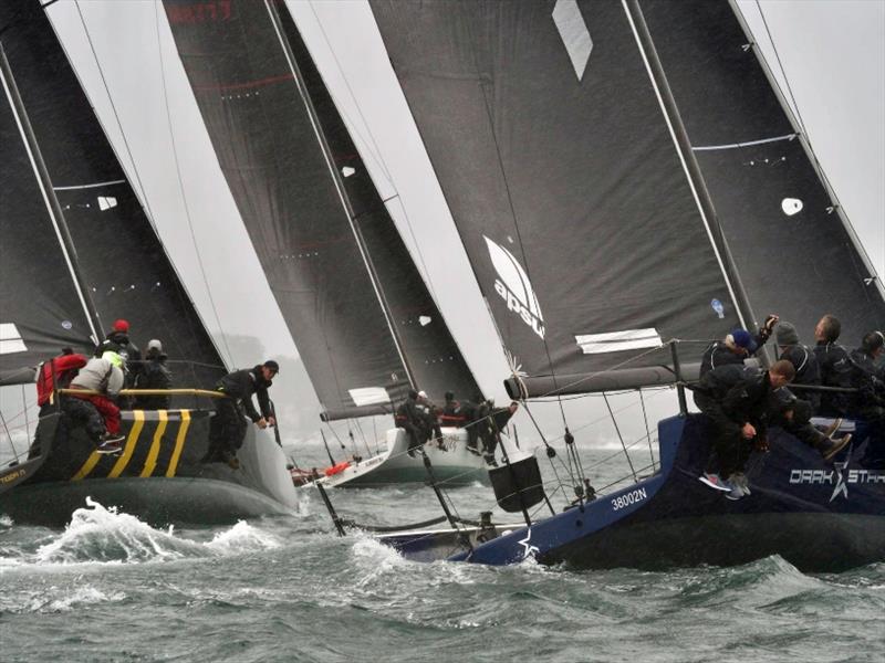 L-R breeze on for Easy Tiger Lazy Dog Dark Star photo copyright Tilly Lock Media taken at Royal Prince Alfred Yacht Club and featuring the MC38 class