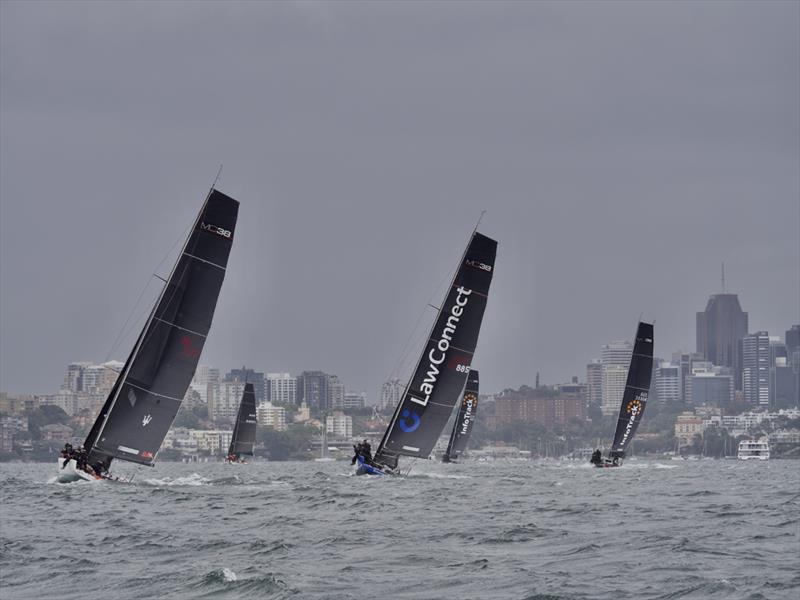 Super 40 Seven Islands Race on day 1 of the annual Sydney Short Ocean Racing Championship photo copyright Tilly McKnight Media taken at Middle Harbour Yacht Club and featuring the MC38 class