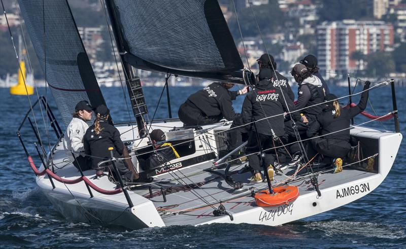 Lazy Dog finishes 3rd in MC38 2022 Season Act 5 on Sydney Harbour photo copyright Marg's Yacht Photos taken at Middle Harbour Yacht Club and featuring the MC38 class