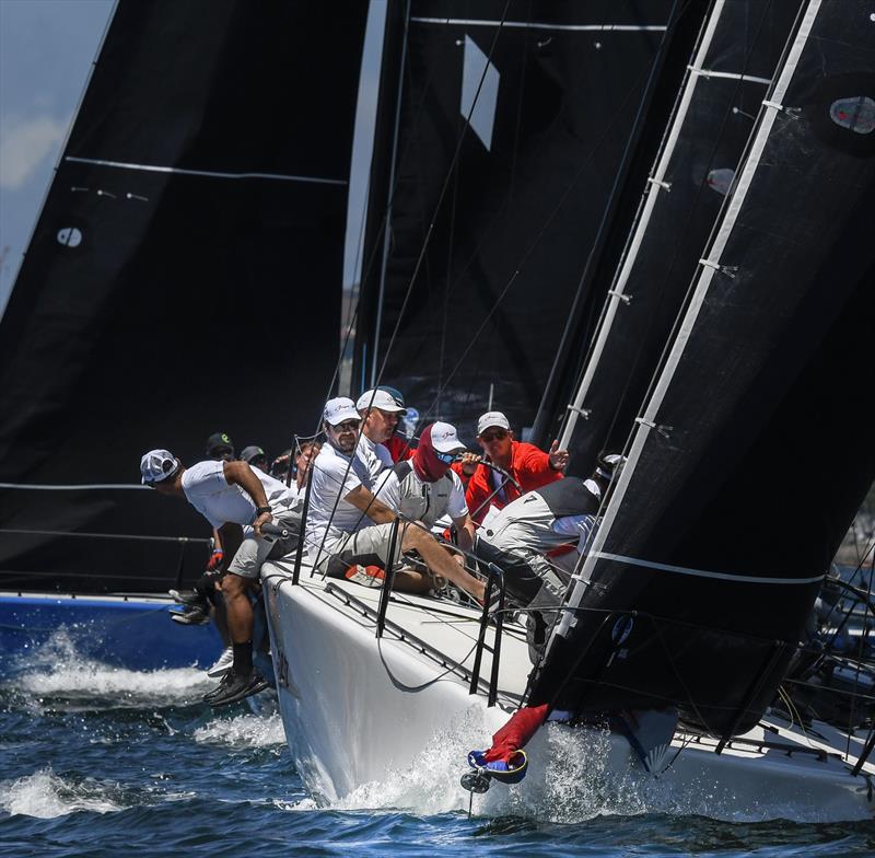 Ginger bow on - 2022 MC38 2022 Australian Championship day 2 photo copyright Marg's Yacht Photos taken at Royal Sydney Yacht Squadron and featuring the MC38 class