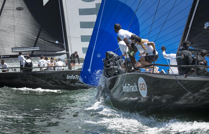 Infotrack and Infotrack GO (right) - MC38 2022 Australian Championship 2022 photo copyright Marg's Yacht Photos taken at Royal Sydney Yacht Squadron and featuring the MC38 class