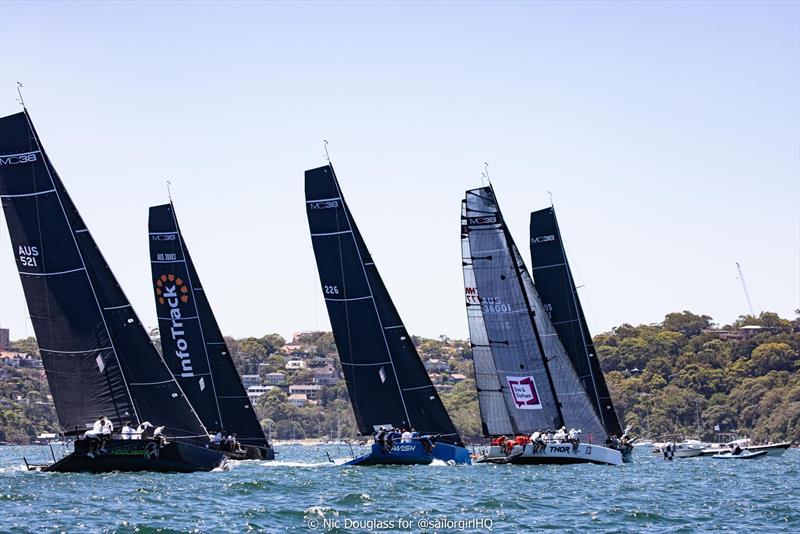 Pushing for the pin - 2023 MC38 Series, Act 1 Day 2 - photo © Nic Douglass @sailorgirlHQ