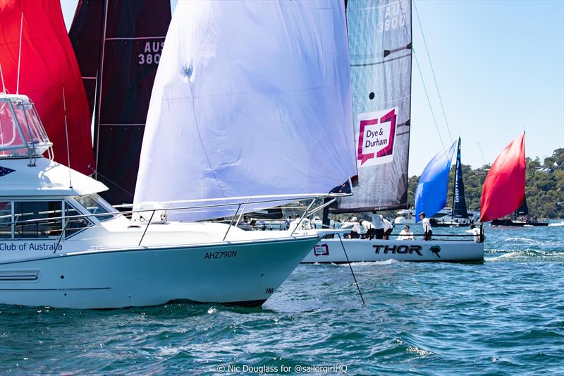 Tight finishes - 2023 MC38 Series, Act 1 Day 2 photo copyright Nic Douglass @sailorgirlHQ taken at Cruising Yacht Club of Australia and featuring the MC38 class