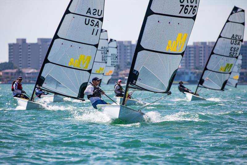 2019 Melges 14 Midwinter Championship - Day 1 photo copyright Hannah Noll taken at Sarasota Sailing Squadron and featuring the Melges 14 class
