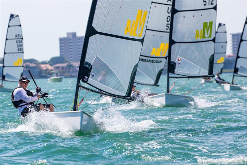 Jeff Solum - Fourth Place - 2019 Melges 14 Midwinter Championship photo copyright Hannah Noll taken at Sarasota Sailing Squadron and featuring the Melges 14 class