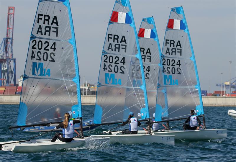 Melges 14 - Equipment selection Sea-trials - 2024 Olympic Sailing Competition  - Men's and Women's One Person Dinghy Events. - photo © Daniel Smith - World Sailing