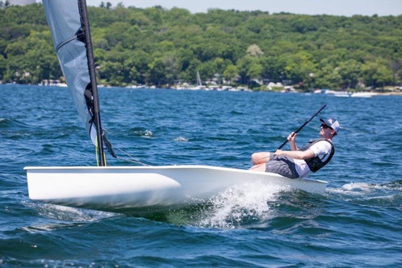 Day 2 - Melges 14 US National Championship photo copyright Hannah Noll taken at Lake Geneva Yacht Club and featuring the Melges 14 class