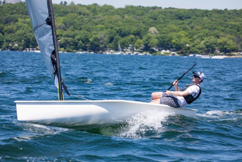 Day 2 - Melges 14 US National Championship photo copyright Hannah Noll taken at Lake Geneva Yacht Club and featuring the Melges 14 class