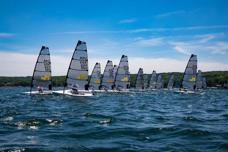 Day 3 - 2019 Melges 14 U.S. National Championship photo copyright Hannah Noll taken at Lake Geneva Yacht Club and featuring the Melges 14 class