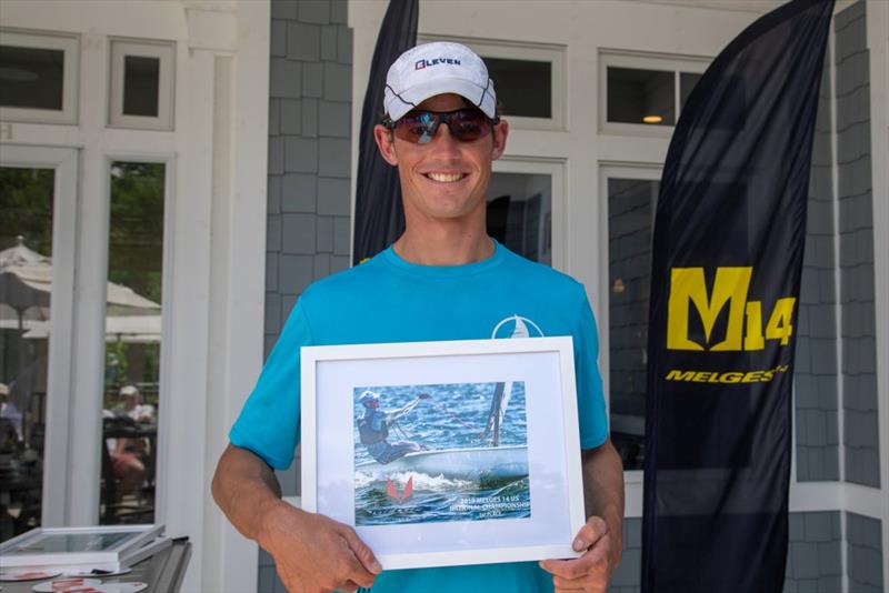 Erik Bowers · First Place - Day 3 - 2019 Melges 14 U.S. National Championship - photo © Hannah Noll