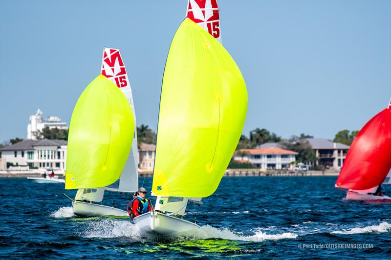 2022 Helly Hansen Sailing World Regatta Series - St. Petersburg photo copyright Paul Todd / www.outsideimages.com taken at St. Petersburg Yacht Club, Florida and featuring the Melges 15 class