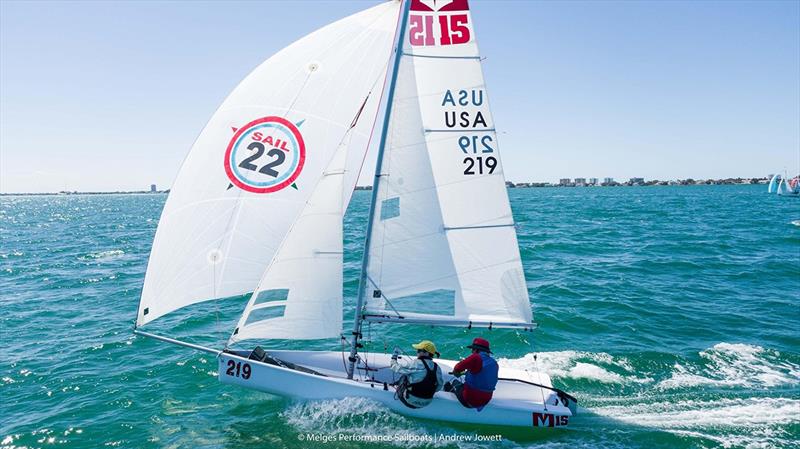 Melges 15 makes its debut at 2023 Bacardi Invitational Regatta photo copyright Andrew Jowett taken at Shake-A-Leg Miami and featuring the Melges 15 class