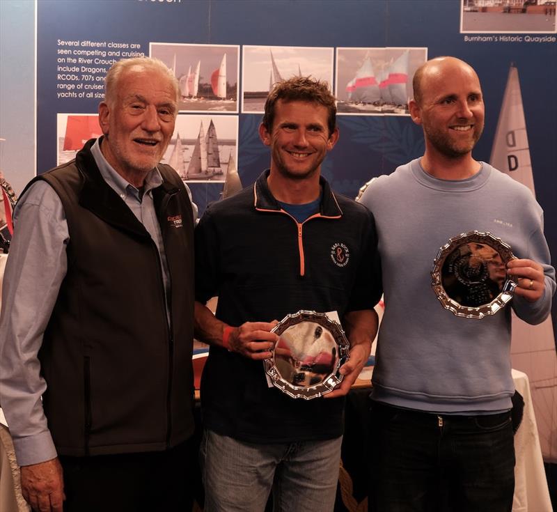 64th Endeavour Trophy - Matt Burge & Christian Birrell (Osprey) finish third photo copyright Roger Mant taken at Royal Corinthian Yacht Club and featuring the Melges 15 class