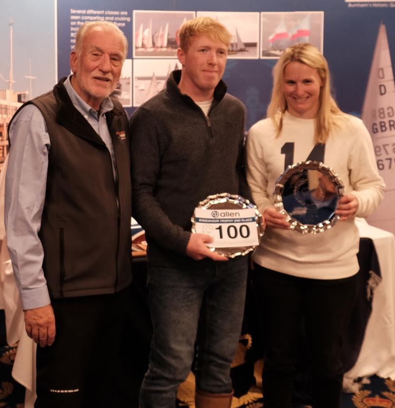 64th Endeavour Trophy - Chris Bateman & Lucy Loughton (B14) finish second photo copyright Roger Mant taken at Royal Corinthian Yacht Club and featuring the Melges 15 class