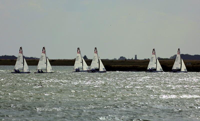64th Endeavour Trophy - Race 2 upwind photo copyright Mark Jardine taken at Royal Corinthian Yacht Club and featuring the Melges 15 class