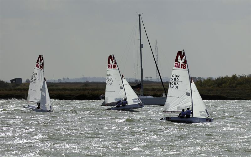 64th Endeavour Trophy - Race 1 second upwind leg photo copyright Mark Jardine taken at Royal Corinthian Yacht Club and featuring the Melges 15 class
