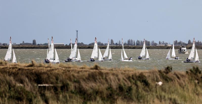 64th Endeavour Trophy - Race 3 soon after the start photo copyright Mark Jardine taken at Royal Corinthian Yacht Club and featuring the Melges 15 class
