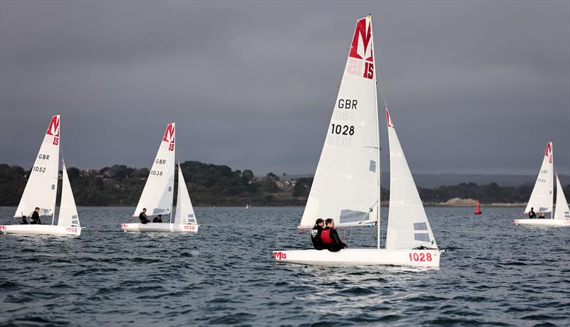 Clash of the Coaches at the WPNSA - Upwind photo copyright Mark Jardine taken at Weymouth & Portland National Sailing Academy and featuring the Melges 15 class