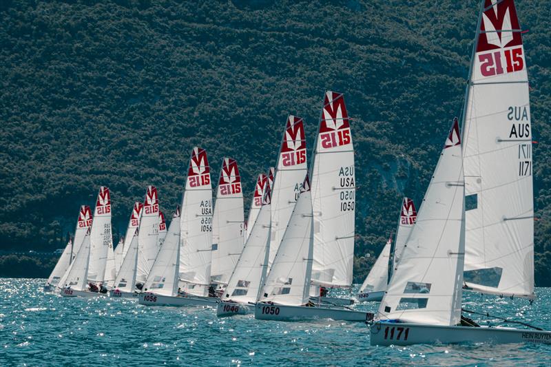 Melges 15 European Cup at Lake Garda photo copyright Chaira Agnese Slijk taken at Fraglia Vela Riva and featuring the Melges 15 class