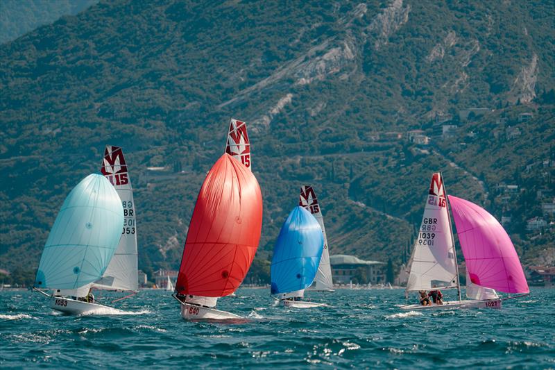 Melges 15 European Cup at Lake Garda photo copyright Chaira Agnese Slijk taken at Fraglia Vela Riva and featuring the Melges 15 class