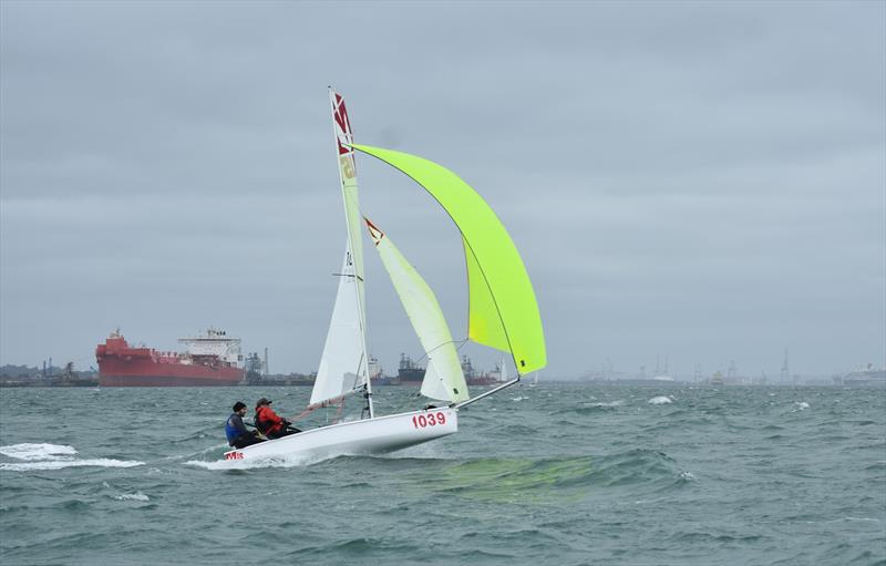 Melges 15 UK Nationals at Warsash photo copyright Stu Davies taken at Warsash Sailing Club and featuring the Melges 15 class