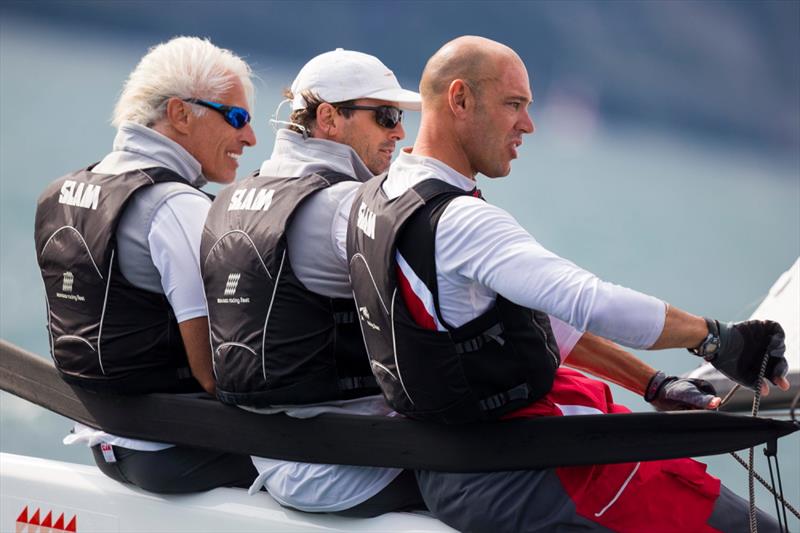 Guido Miani's Monaco Racing Fleet in the Audi Melges 20 Worlds 2014 at Lake Garda photo copyright Stefano Gattini / Carlo Borlenghi Studio taken at Fraglia Vela Riva and featuring the Melges 20 class