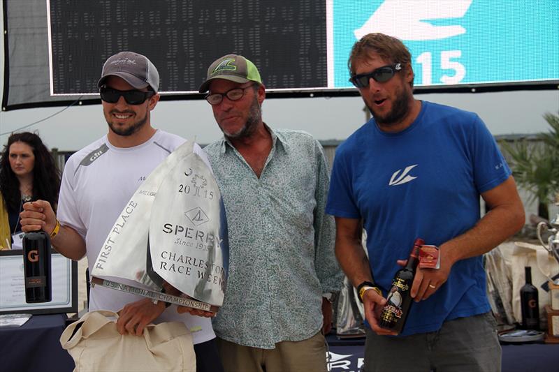 Jason Michas, Tim Hotchkiss and Mark Mendelblatt, Melges 20 U.S. National  Champions at Sperry Charleston Race Week