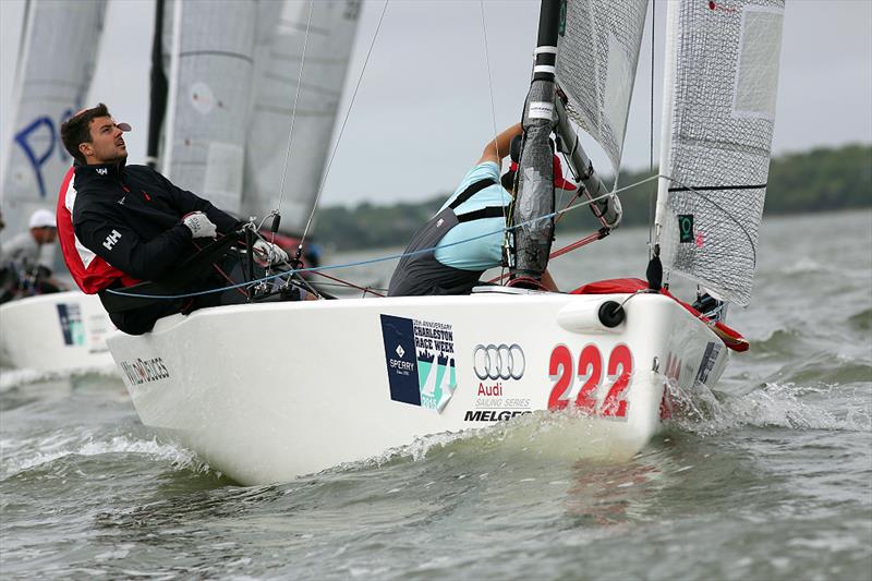 Corinthian Champions Paul Currie, David Mori and Justin Barnes at the Melges 20 U.S. Nationals at Sperry Charleston Race Week photo copyright JOY / IM20CA taken at Charleston Yacht Club and featuring the Melges 20 class