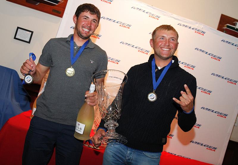 2015 Corinthian World Champions (l-r) Aleksander Andrianov, Konstantin Besputin. Oleg Evdimenko (not shown) at the Audi Melges 20 Worlds - photo © JOY / International Audi Melges 20 Class Association