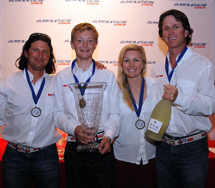 Wildman (l-r) Erik Shampain, Liam Kilroy, Stephanie Roble and Steve Hunt at the Audi Melges 20 Worlds photo copyright JOY / International Audi Melges 20 Class Association taken at San Francisco Yacht Club and featuring the Melges 20 class