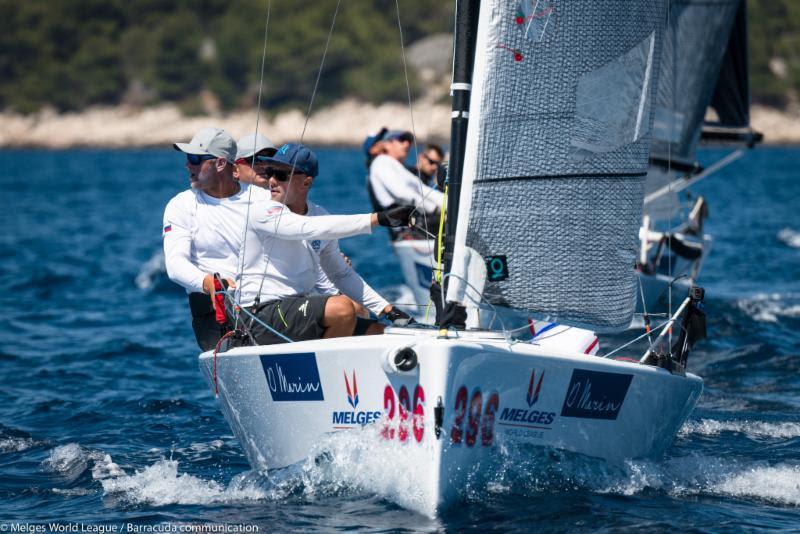 Melges 20 European Championship at Sibenik day 1 photo copyright Melges World League / Barracuda Communication taken at  and featuring the Melges 20 class