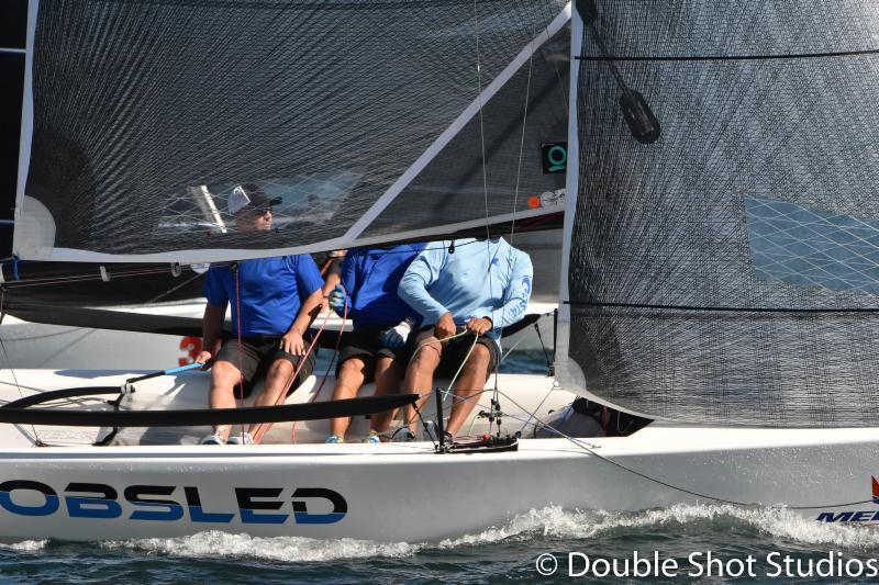 Melges 20 U.S. Nationals day 1 photo copyright Double Shot Studios taken at Sail Newport and featuring the Melges 20 class