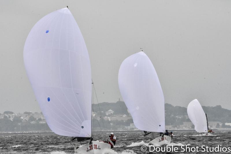 Melges 20 U.S. Nationals day 2 photo copyright Double Shot Studios taken at Sail Newport and featuring the Melges 20 class