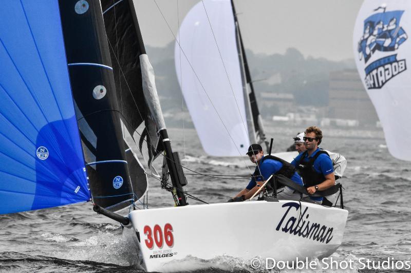 Melges 20 U.S. Nationals day 2 photo copyright Double Shot Studios taken at Sail Newport and featuring the Melges 20 class