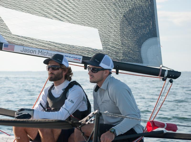 MIDNIGHT BLUE on day 3 of the Melges 20 Worlds at Newport, R.I. - photo © Melges 20 World Championship / Barracuda communication