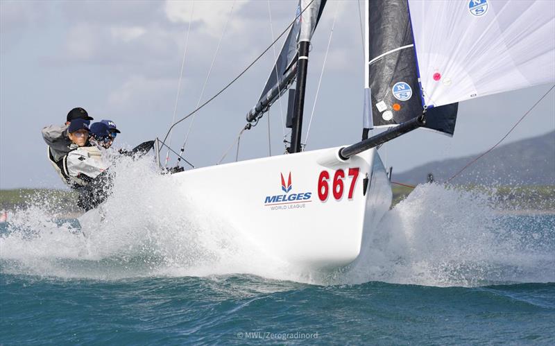 Melges 20 World Championship at Cala Galera, Greece day 1 photo copyright MWL / Zerogradinord taken at  and featuring the Melges 20 class