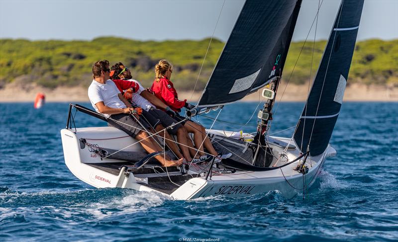 Melges 20 World Championship at Cala Galera, Greece day 3 photo copyright MWL / Zerogradinord taken at  and featuring the Melges 20 class