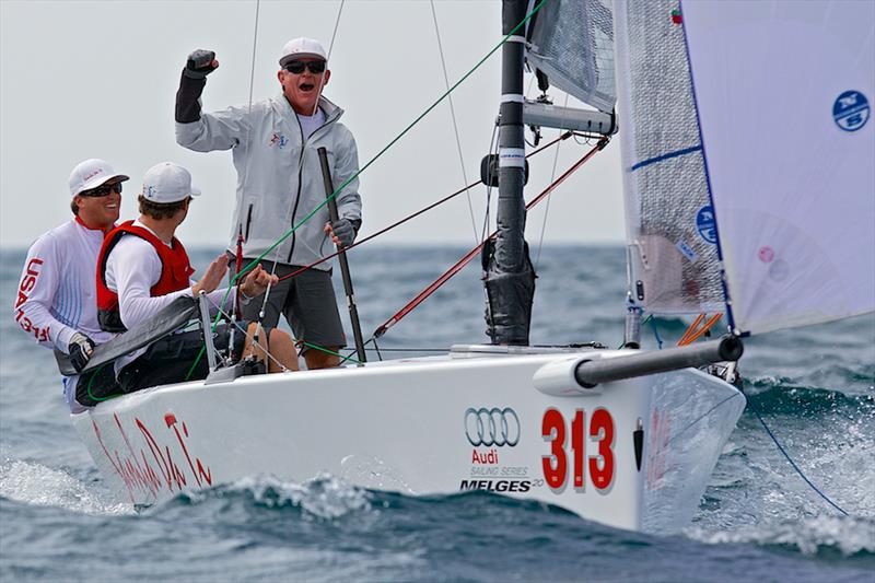 2013 Audi Melges 20 U.S. Nationals final day photo copyright Meredith Block taken at Macatawa Bay Yacht Club and featuring the Melges 20 class